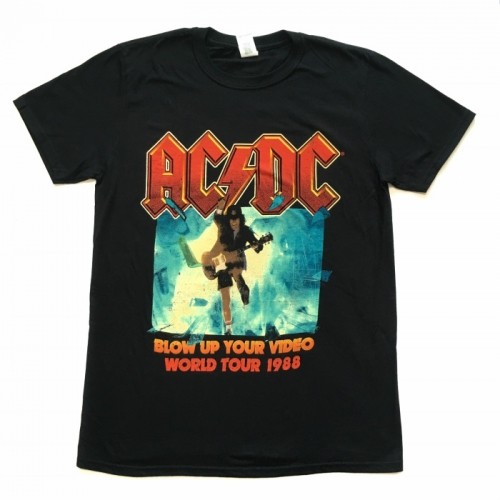 AC/DC "BLOW UP YOUR VIDEO" ブラック Tシャツ