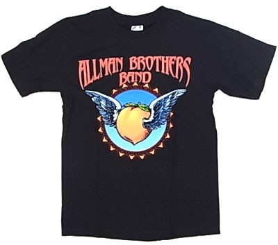 The Allman Brothers Band オールマン・ブラザーズ・バンド "FLYING PEACH BLACK" Tシャツ