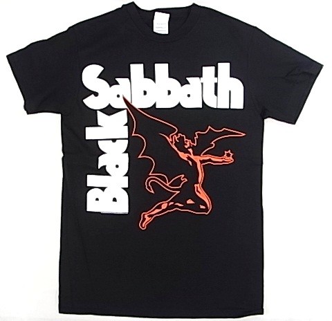 Black Sabbath ブラック・サバス クラシック ロゴ ロックTシャツ