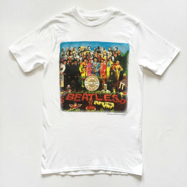 The Beatles ザ・ビートルズ Tシャツ カットソー 半袖 メンズ Sgt Peppers LONELY HEARTS