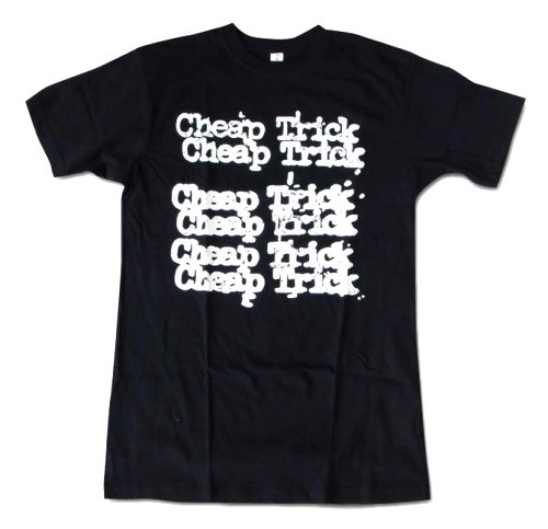Cheap Trick チープ・トリック "LOGO" ブラック Tシャツ