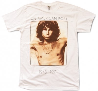 the DOORS ザ・ドアーズ Jim Morrison ホワイト Tシャツ