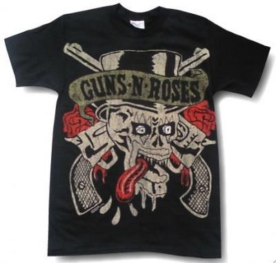 GUNS' N ROSES ガンズ・アンド・ローゼス "Tangue Skull" Tシャツ