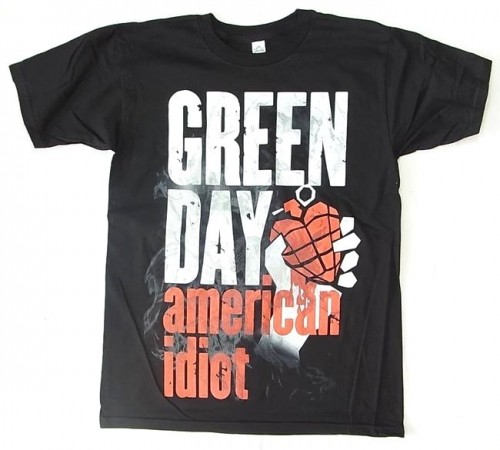 GREEN DAY グリーン・デイ "american idiot!" スモーク Tシャツ