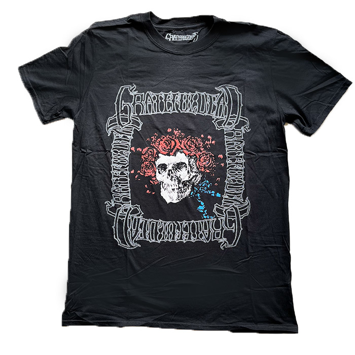 Grateful Dead グレイトフルデッド Skull & Roses Square Tシャツ