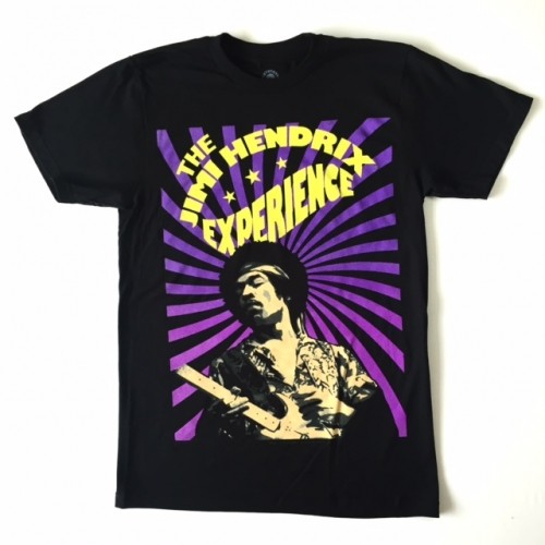 Jimi Hendrix ジミ・ヘンドリックス パープルスパイラル ブラック Tシャツ