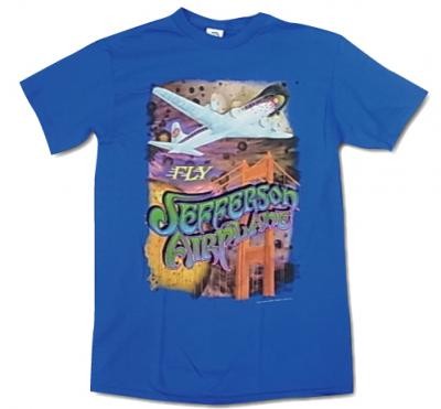 Jefferson Airplane ジェファーソン・エアプレイン FLY ブルー Tシャツ
