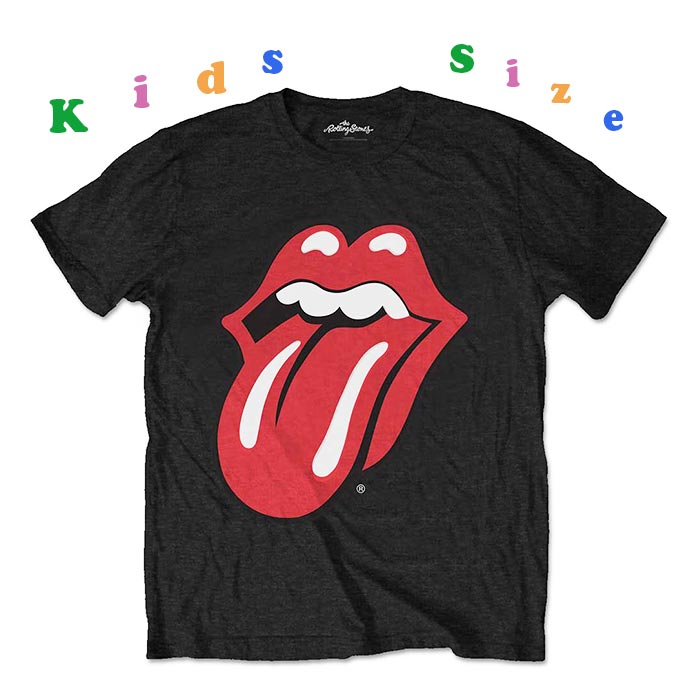 Rolling Stones ローリング・ストーンズ ベロ ロゴ キッズTシャツ 子供服 Tシャツ ロックTシャツバンドTシャツ 3歳 5歳 7歳 8歳 10歳