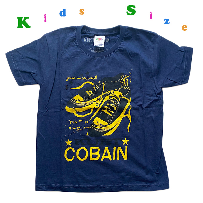 カート・コバーン NIRVANA ニルバーナ ロゴ キッズTシャツ 子供服 Tシャツ ロックTシャツバンドTシャツ 3歳 5歳 7歳 8歳 10歳
