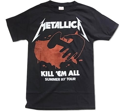 METALLICA メタリカ KILL 'EM ALL FOR ONE 1983 TOUR Tシャツ
