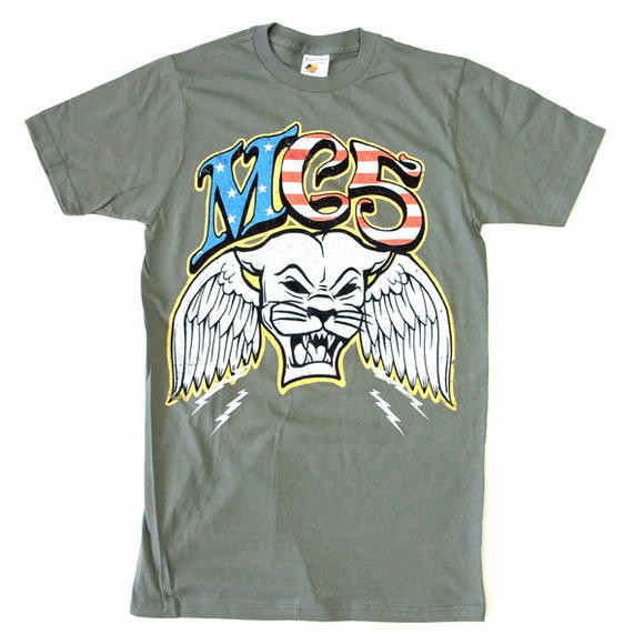 MC5 "KICK OUT THE JAMS” ライトグレー Tシャツ バンドT