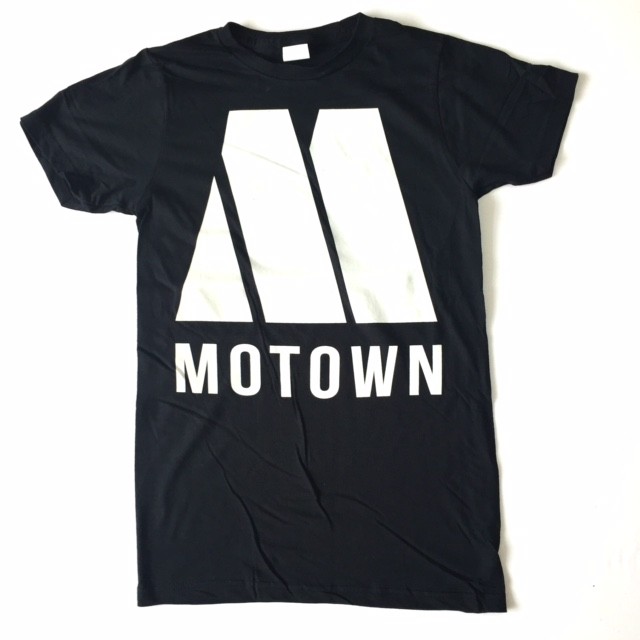 MOTOWN モータウン Tシャツ レーベル ロゴ ブラック
