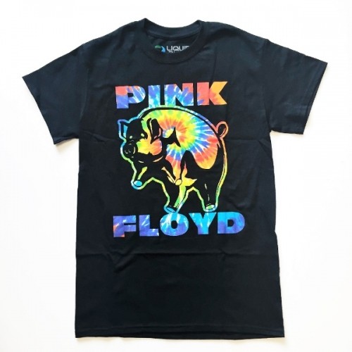 PINK FLOYD ピンク・フロイド "Rainbow ANIMALS" ブラック Tシャツ