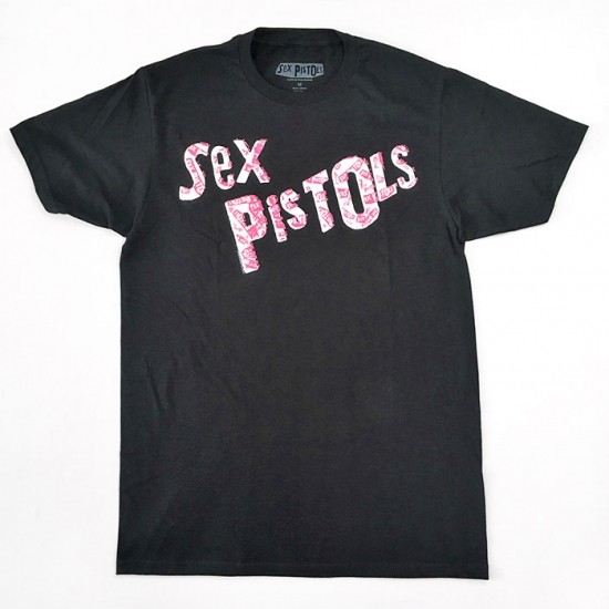 Sex Pistols セックス・ピストルズ ピンクロゴ ブラック Tシャツ
