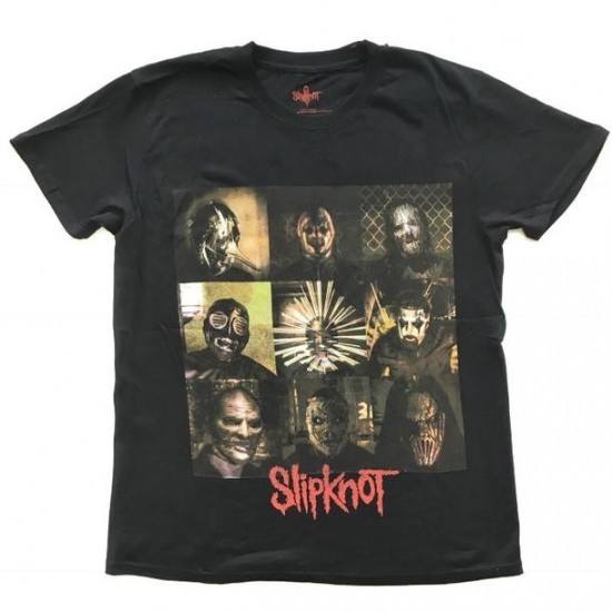 Slipknot スリップノット レッドロゴ プリント ブラック Tシャツ