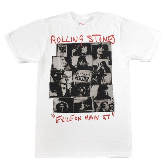 The Rolling Stones ローリング・ストーンズ "EXILE ON MAIN ST. ならず者" White Tシャツ