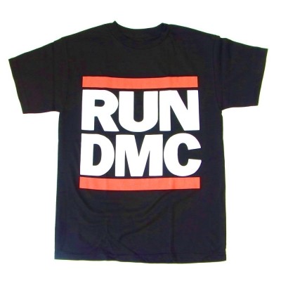 RUN DMC CLASSIC LOGO ブラック Tシャツ