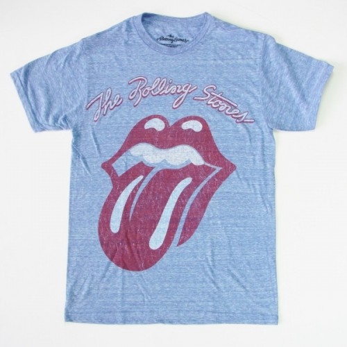 The Rolling Stones ローリング・ストーンズ "ベロマーク" ブルーヘザー Tシャツ