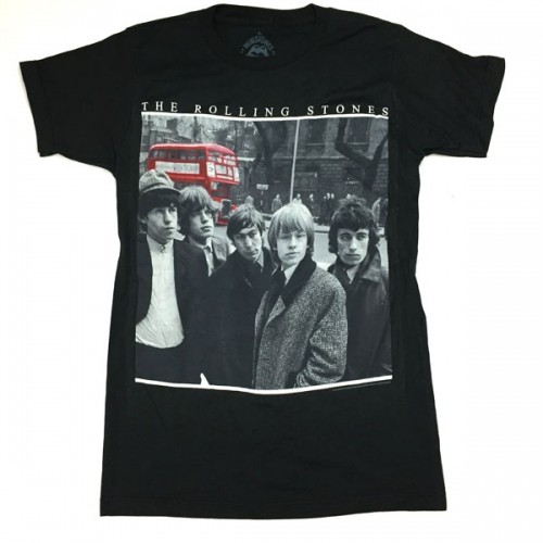 The Rolling Stones ローリング・ストーンズ "メンバー in LONDON" ブラック Tシャツ