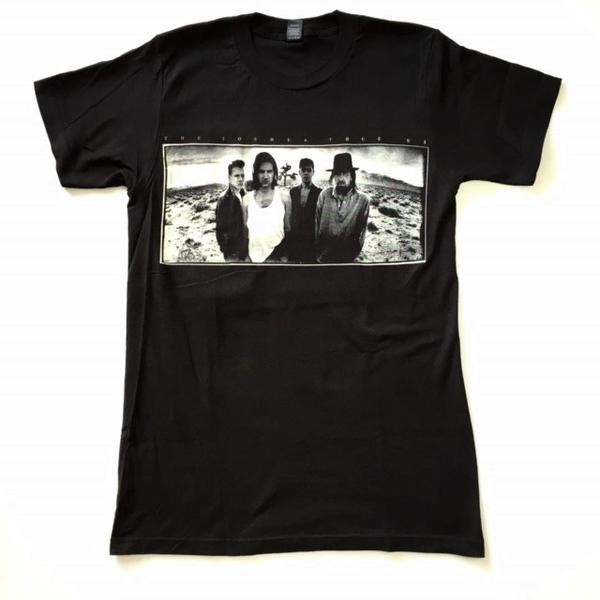 U2 1987 EURO TOUR ツアースケジュール Tシャツ バンドTシャツ